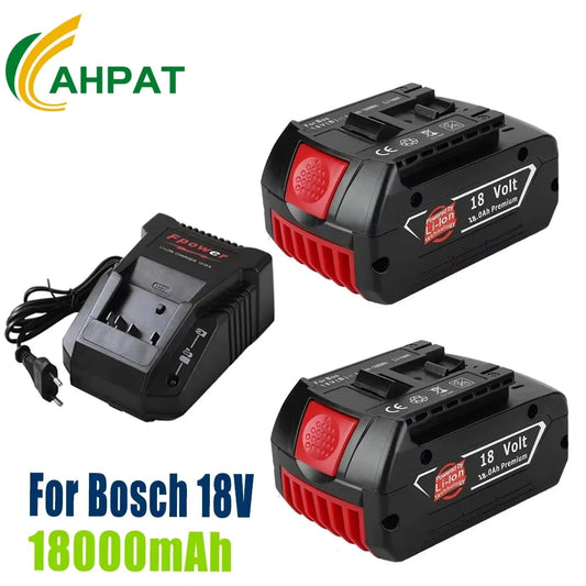 Batteria ricaricabile agli ioni di litio originale 18V 10ah al 100% per sostituzione portatile batteria di backup Bosch 18V 10.0A BAT609